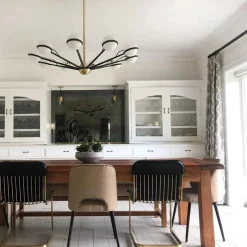 Kjøkkenbelysning Tak|Lysekroner>Hudson Valley Ace Lysekrone - Matt Gull - Ø130cm