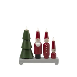 Adventsstaker>Konstsmide Adventsstake Nisse Rød / Grønn