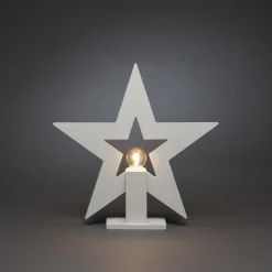 Adventsstjerner>Konstsmide Adventsstjerne på fot 35 cm