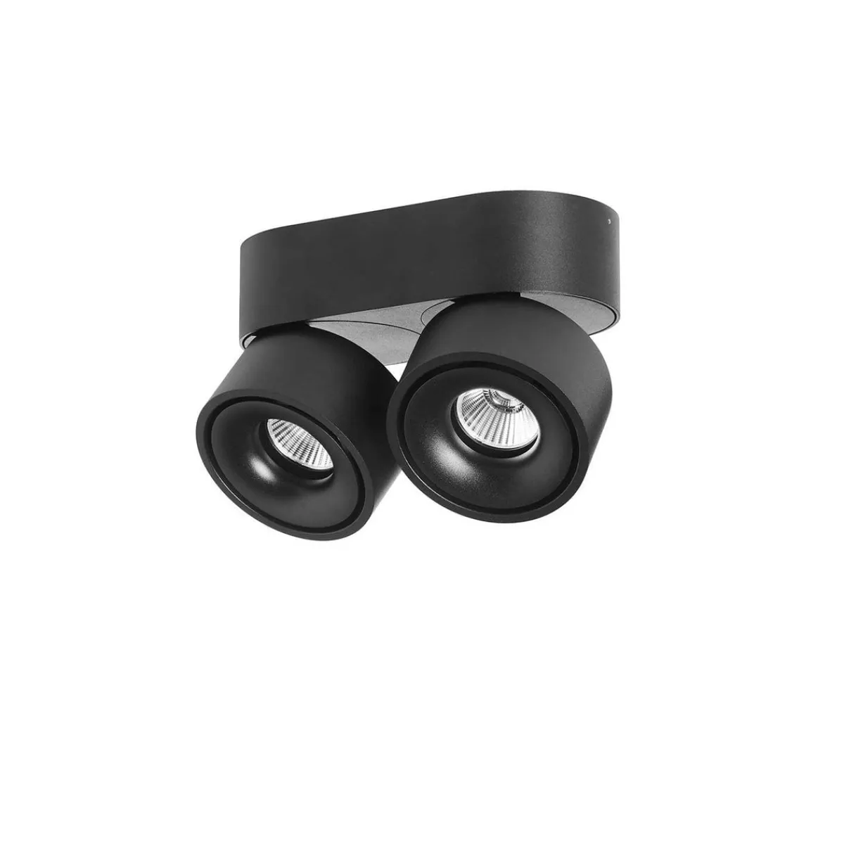 Kjøkkenbelysning Tak|Spotter & Skinner>LOOM Design Aim Spot Double Tak/Veggspot 2x13W dimbar 2700k - Svart