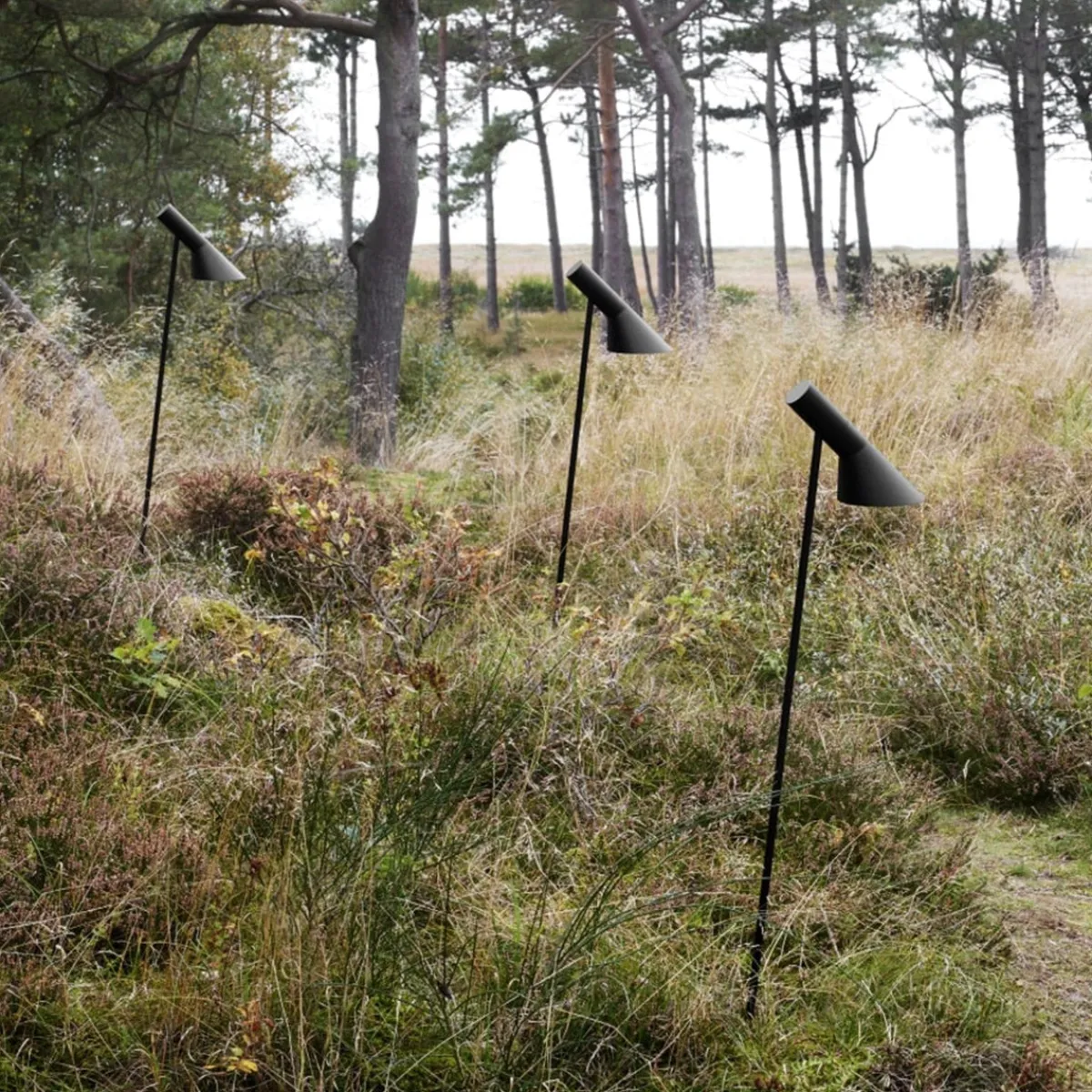 Pullert|Louis Poulsen>Louis Poulsen AJ Garden Pullert med spyd H:95cm - Startpakke Svart