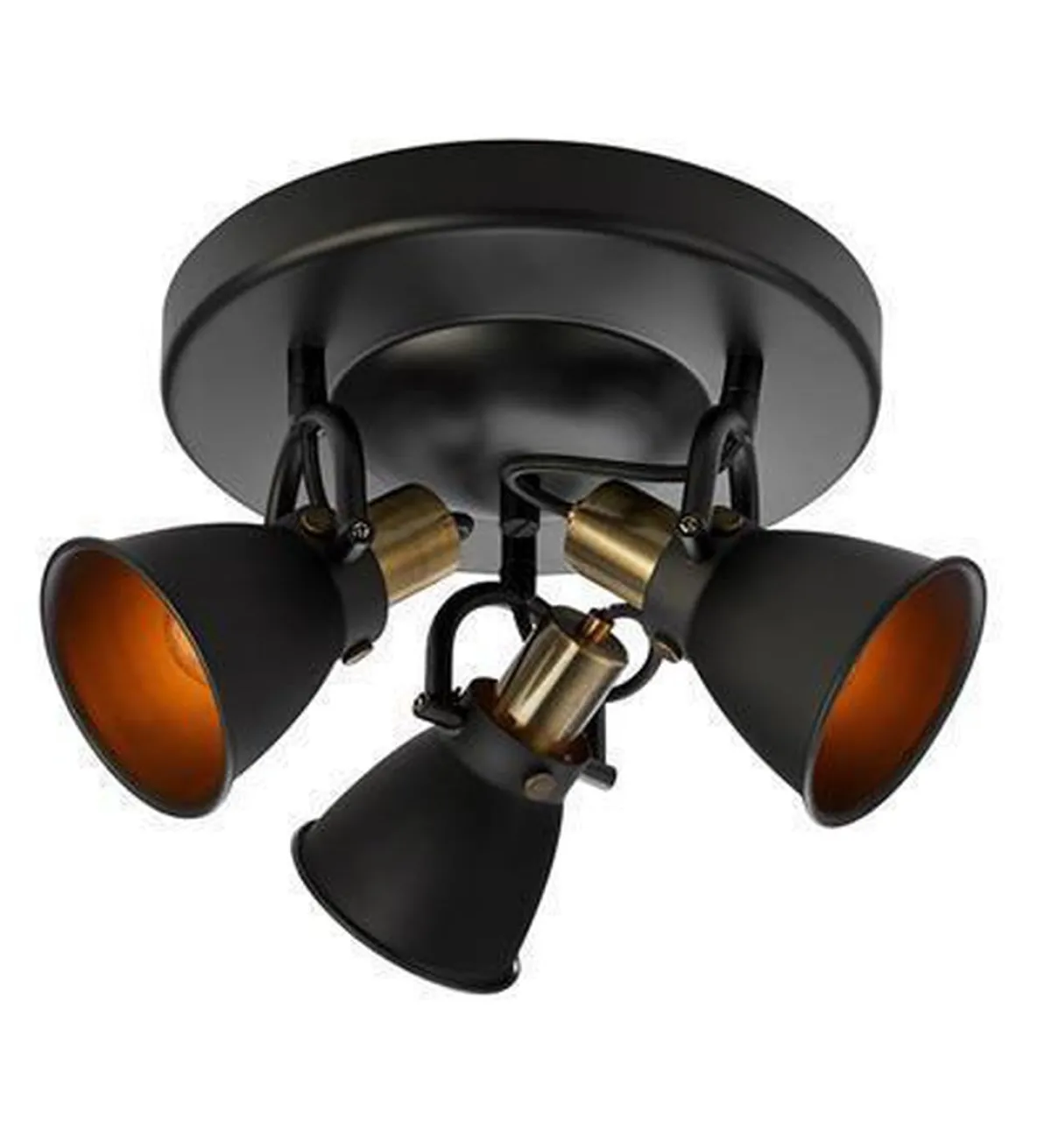 Kjøkkenbelysning Tak|Spotter & Skinner>Marksløjd Alton taklampe - - Svart