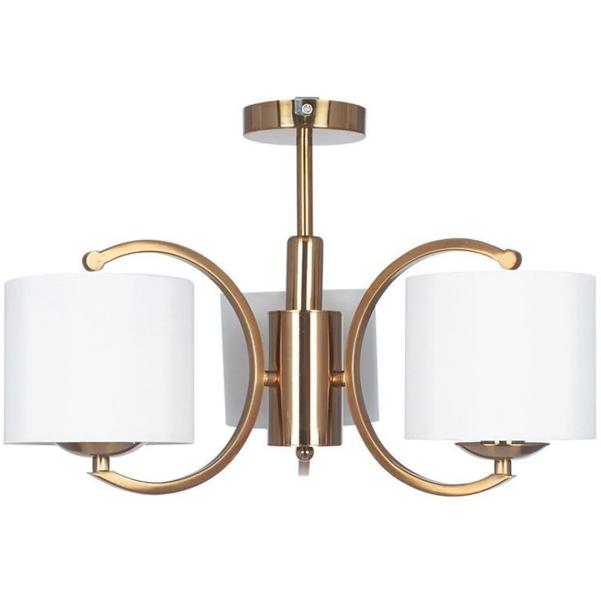 Kjøkkenbelysning Tak|Taklamper / Takplafonder>Pacific Lifestyle Arcadia taklampe 3 arm - Messing