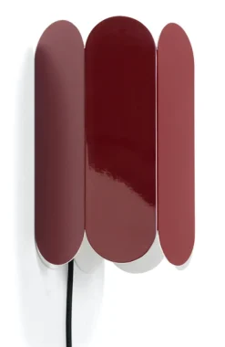 Barneromsbelysning|Vegglamper Med Opp/Ned Lys>HAY Arcs vegglampe - Rød