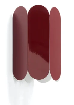 Barneromsbelysning|Vegglamper Med Opp/Ned Lys>HAY Arcs vegglampe uten ledning - Rød