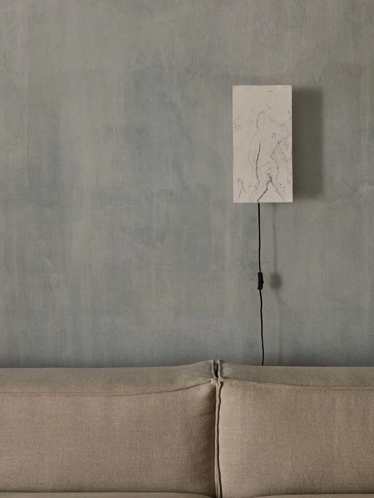 Interiørlamper|Leselamper>Ferm Living Argilla vegglampe - hvit marmor