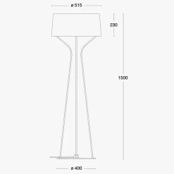 Interiørlamper Gulv>Örsjö Aria gulvlampe - Svart
