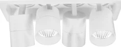 Kjøkkenbelysning Tak|Spotter & Skinner>NorDesign Aria mini flex K4 downlight justerbar 4x5W 3000K RA90 Dimbar - Hvit