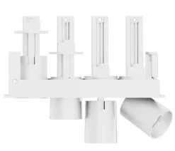 Kjøkkenbelysning Tak|Spotter & Skinner>NorDesign Aria mini flex K4 downlight justerbar 4x5W 2700K RA90 Dimbar - Hvit