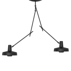 Kjøkkenbelysning Tak|Taklamper / Takplafonder>Grupa Arigato dobbel taklampe - Svart