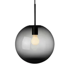 Kjøkkenbelysning Tak|Takpendler>Hadeland Glassverk Arkivlampe 4014 30 cm - - Sort Grå