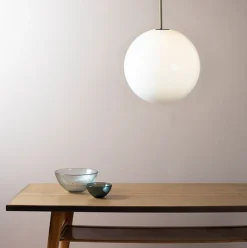 Kjøkkenbelysning Tak|Takpendler>Hadeland Glassverk Arkivlampe 4014 40 cm - - Sort Hvit