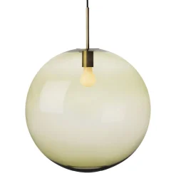 Kjøkkenbelysning Tak|Takpendler>Hadeland Glassverk Arkivlampe 4014 50 cm - Oliven - Messing Grønn / Messing