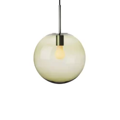Kjøkkenbelysning Tak|Takpendler>Hadeland Glassverk Arkivlampe 4014 30 cm - Oliven - Stål Grønn / Stål