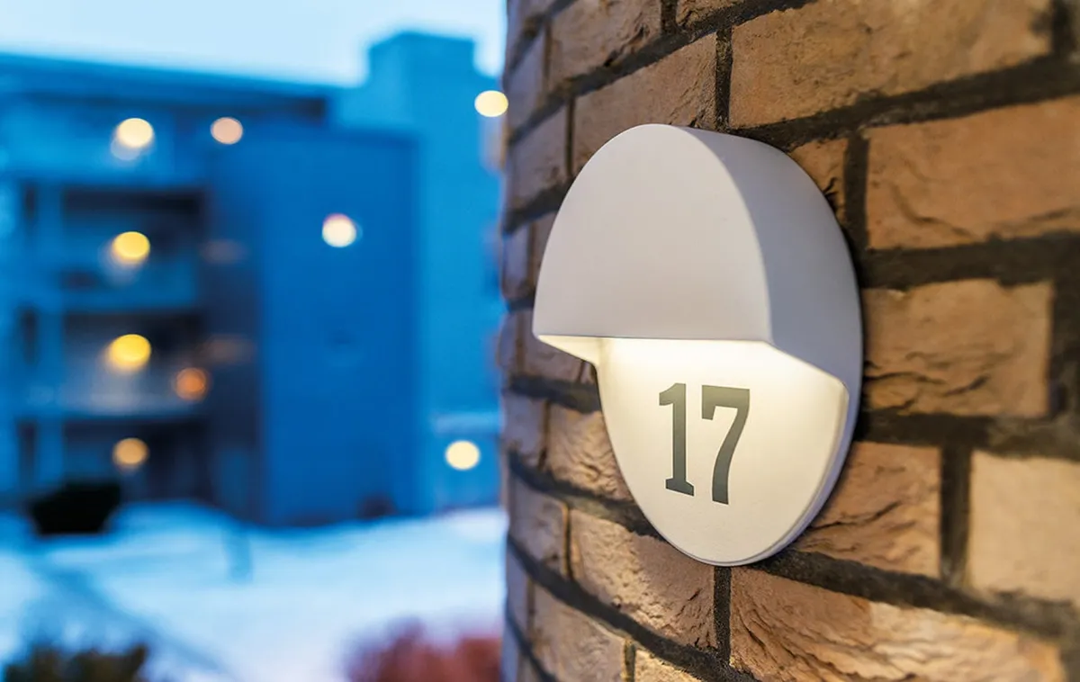 Utelamper Med Opp/Ned Lys>Sg Armaturen As Arlon round vegglampe utendørs 10W 2700 Kelvin IK10 IP65 - Dimbar