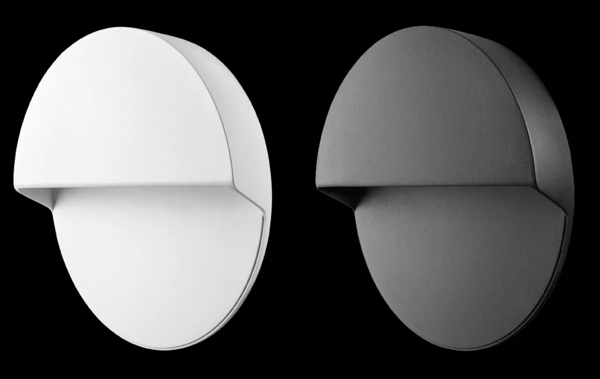 Utelamper Med Opp/Ned Lys>Sg Armaturen As Arlon round vegglampe utendørs 10W 2700 Kelvin IK10 IP65 - Dimbar