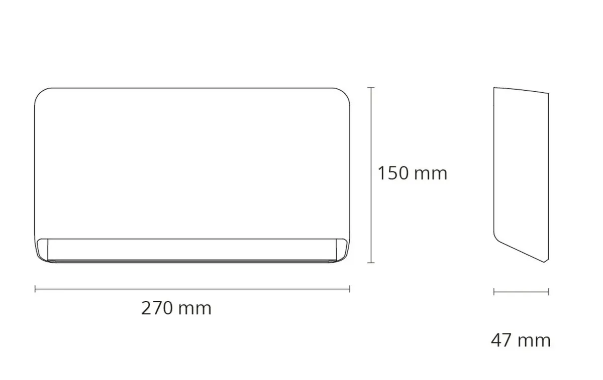 Utelamper Med Opp/Ned Lys>Sg Armaturen As Arlon vegglampe utendørs 10W 3000 Kelvin IK10 IP65 - Dimbar