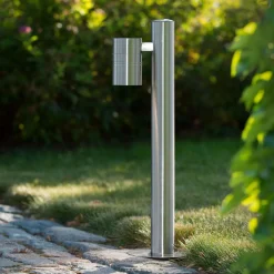 Pullert>Lucide Arne pullert utendørs IP44 GU10 50 cm - Satin Krom