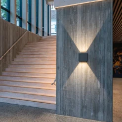 Lightup-Pris|Utelamper Med Opp/Ned Lys>Sg Armaturen As Artes Midi vegglampe opp/ned utendørs 32W 3000K Dimbar