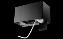 Utelamper Med Opp/Ned Lys>Sg Armaturen As Artes Outlet 8W vegglampe opp/ned lys IP44 3000 Kelvin med 2 stikkontakter - Dimbar Svart