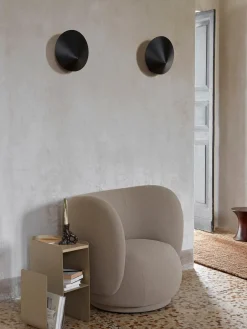 Interiørlamper>Ferm Living Arum vegglampe sconce - svart