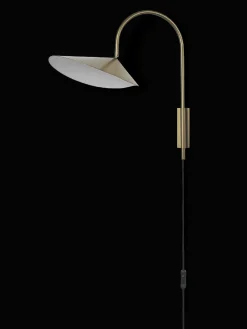 Interiørlamper|Leselamper>Ferm Living Arum vegglampe swing - bronse