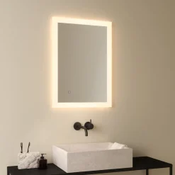 Baderomsbelysning Vegg>Astro Lighting Ascot 700 speil for baderom IP44 28,9W Led 2700-6000 Kelvin 70x50 cm Opal