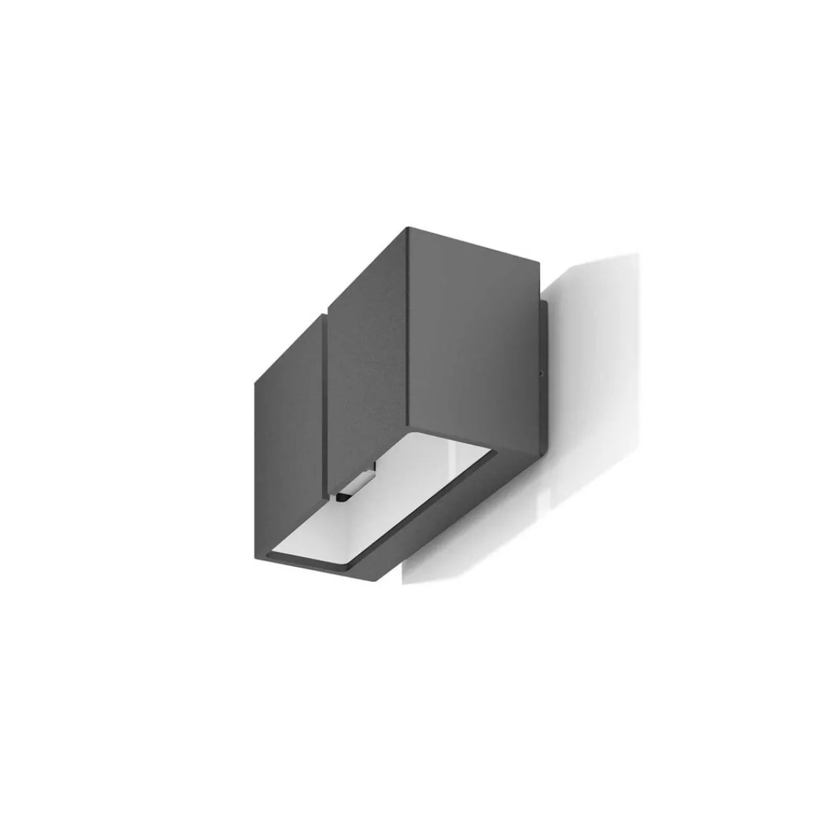 Utelamper Med Opp/Ned Lys>LOOM Design Ask vegglampe opp/ned utendørs 11W 2700K IP65 - Svart