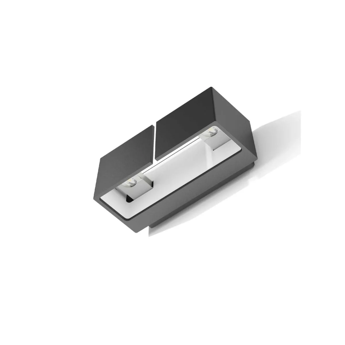 Utelamper Med Opp/Ned Lys>LOOM Design Ask vegglampe opp/ned utendørs 11W 2700K IP65 - Svart