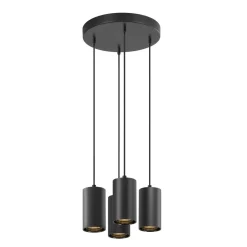 Kjøkkenbelysning Tak|Takpendler>Slv Asto tube rondell takpendel 4-lys