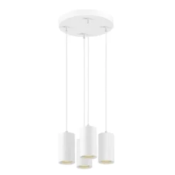 Kjøkkenbelysning Tak|Takpendler>Slv Asto tube rondell takpendel 4-lys