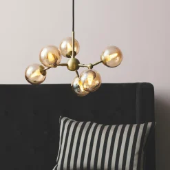 Kjøkkenbelysning Tak|Takpendler>Halo Designs Atom takpendel large - Amber