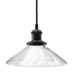 Vinduslamper|Kjøkkenbelysning Tak>Pr home of Scandinavia Ab August Takpendel 25 - Svart/Klar Svart / Klar
