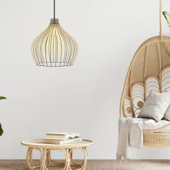 Kjøkkenbelysning Tak|Takpendler>Temar Aurora spile takpendel 58 cm - Natur