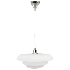 Kjøkkenbelysning Tak|Takpendler>Dyberg Larsen Ava takpendel Ø40 Hvit/krom