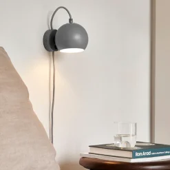 Barneromsbelysning|Leselamper>Frandsen Ball vegglampe Ø12 cm