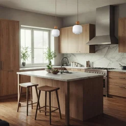 Kjøkkenbelysning Tak|Takpendler>TK Lighting Ballo takpendel 1-lys Hvit / Trefarget