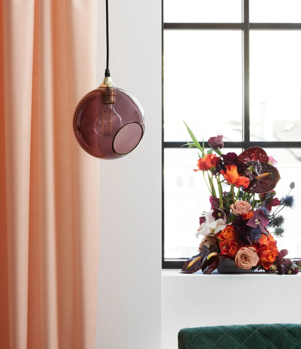 Kjøkkenbelysning Tak|Takpendler>Design by Us Ballroom taklampe - Lilla Messing / Lilla