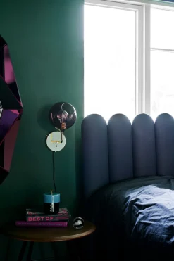 Interiørlamper>Design by Us Ballroom Vegglampe 37 cm - Lilla Messing / Lilla