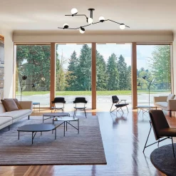 Kjøkkenbelysning Tak|Taklamper / Takplafonder>Grupa Baluna taklampe 6 lys - Svart/Opal Svart / Opal