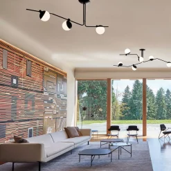 Kjøkkenbelysning Tak|Taklamper / Takplafonder>Grupa Baluna taklampe 3 lys - Svart/Opal Svart / Opal