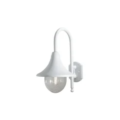 Utelamper - Klassiske Vegglamper>Konstsmide Bari vegglampe ned - Hvit