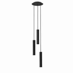Kjøkkenbelysning Tak|Takpendler>Nowodvorski Baton trippel takpendel - Sort Svart