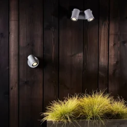 Utelamper Med Opp/Ned Lys>Astro Lighting Bayville dobbel Spot - Svart