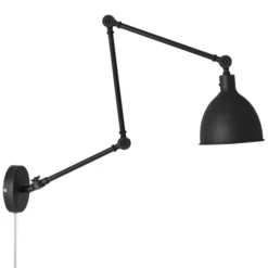 Interiørlamper|Leselamper>By Rydens Bazar vegglampe Svart