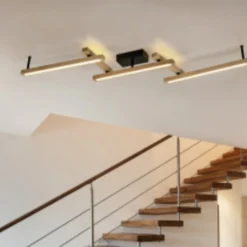 Kjøkkenbelysning Tak|Taklamper / Takplafonder>Trio Lighting Bellari taklampe - Trefarge Natur