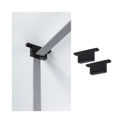 Uline Beltesystem>Paulmann Belteholder rett til ULine belte system - 2 pakning Svart