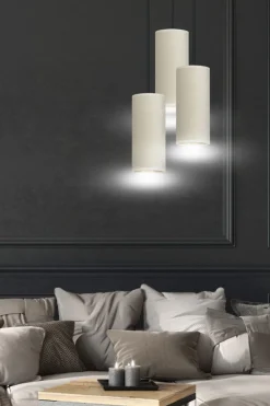 Kjøkkenbelysning Tak|Takpendler>Emibig Bente rondell takpendel 3 lys - Hvit