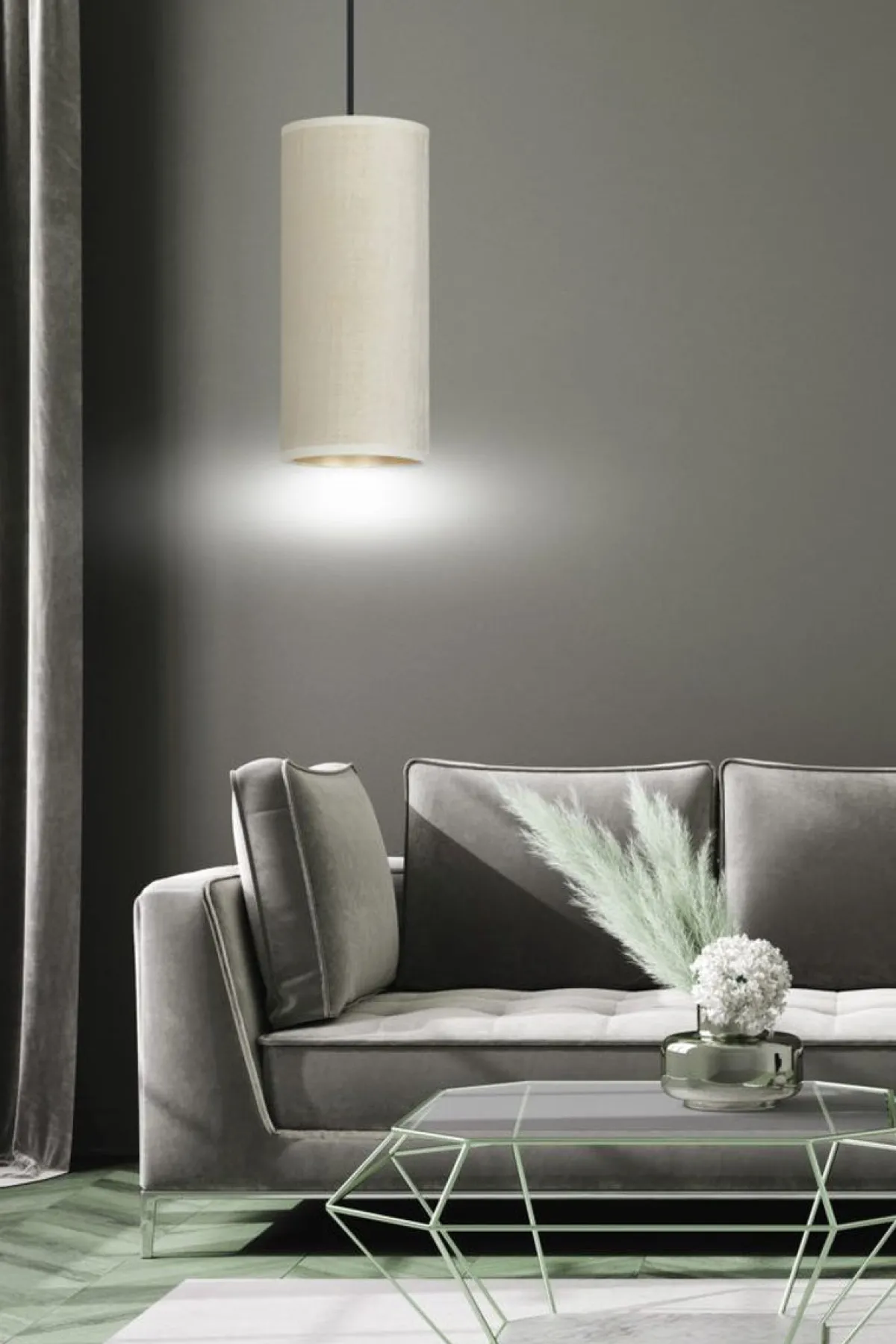 Kjøkkenbelysning Tak|Takpendler>Emibig Bente takpendel 10 cm - Hvit