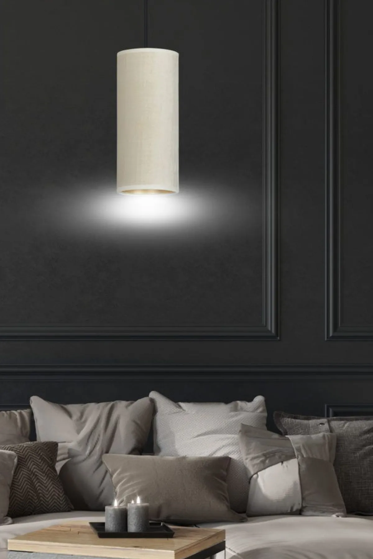 Kjøkkenbelysning Tak|Takpendler>Emibig Bente takpendel 10 cm - Hvit